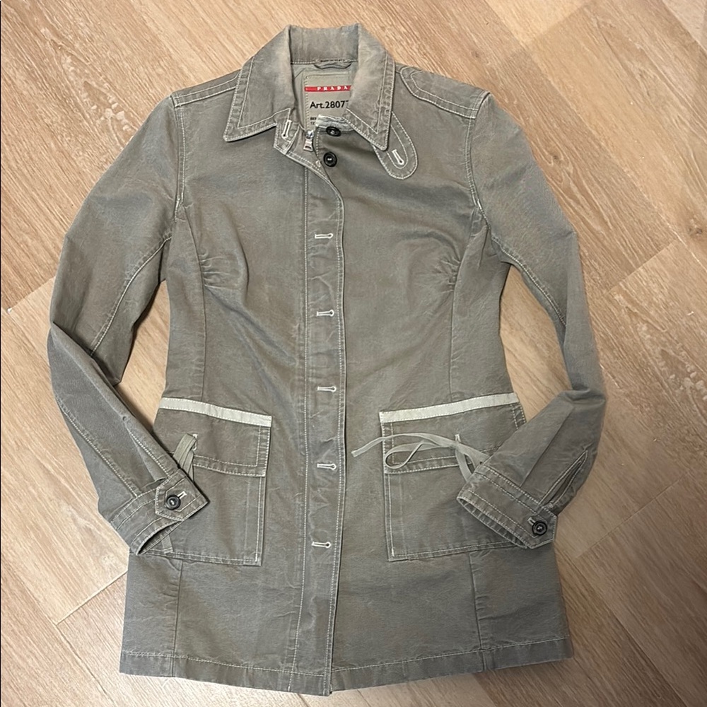 Prada Women's Tan Utility Jacket